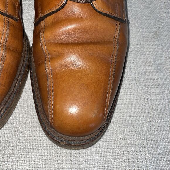 Allen Edmonds Hillcrest Oxford Shoes‎ Men\'s 8.5 D Brown Leather Comfort Red Lace Allen Edmonds Hillcrest Oxford Shoes Men\ main image 4